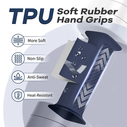 EAST MOUNT Adjustable Dumbbell Set of 2, 12LB Total (2–6LB Each), 5-In-1 Hand Weights with Non-Slip TPU Handle, Compact Adjustable Free Weights for Home Gym, Office & Full-Body Strength Training